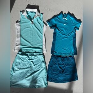 J.Lindeberg and Astra Women's Aqua and Navy Golf Set
